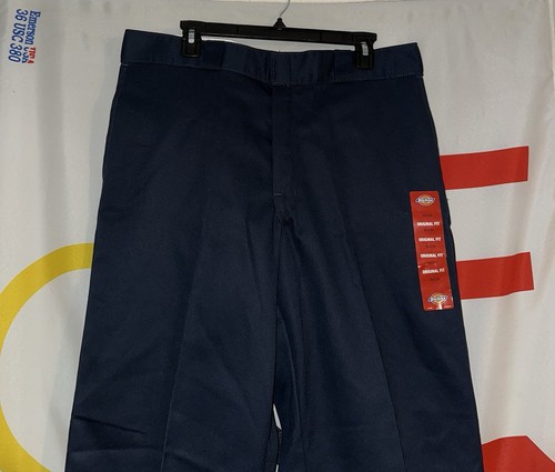 Neu mit Etikett Dickies 874 Herrenhose 36 x 30 marineblau Arbeit Arbeitskleidung Mechaniker - Bild 2 von 7