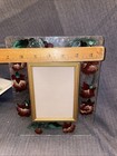 Xmas gifting Joan Baker 3 1/2" X 5"Hand Painted Picture Frame VTG “Fushias” — photo 5