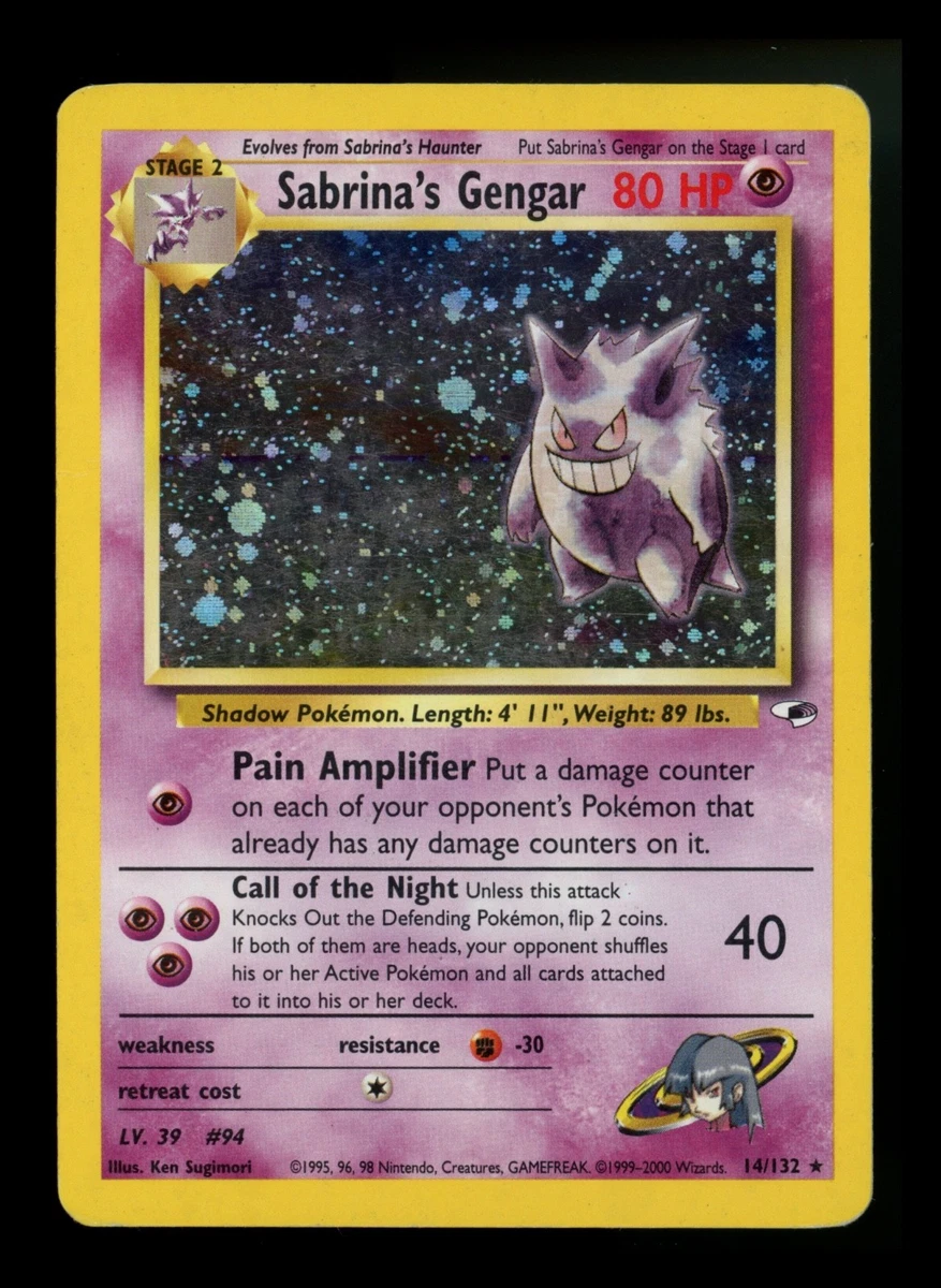 Gengar Pokmon TCG Holo Rare Individual Collectible Card Game Cards for  sale - eBay