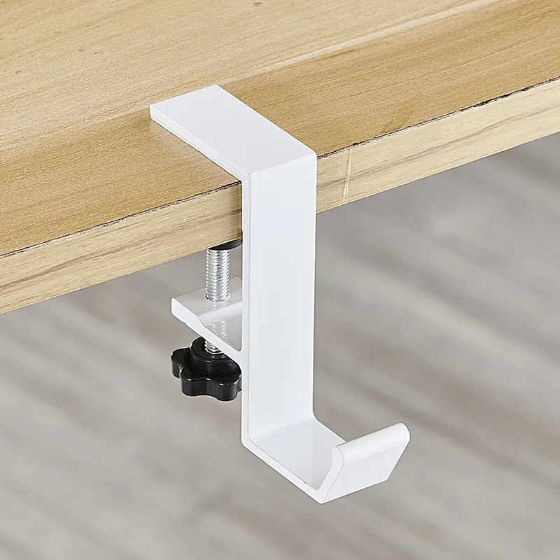 Adjustable Desk Edge Hook for Headsets and Backpacks