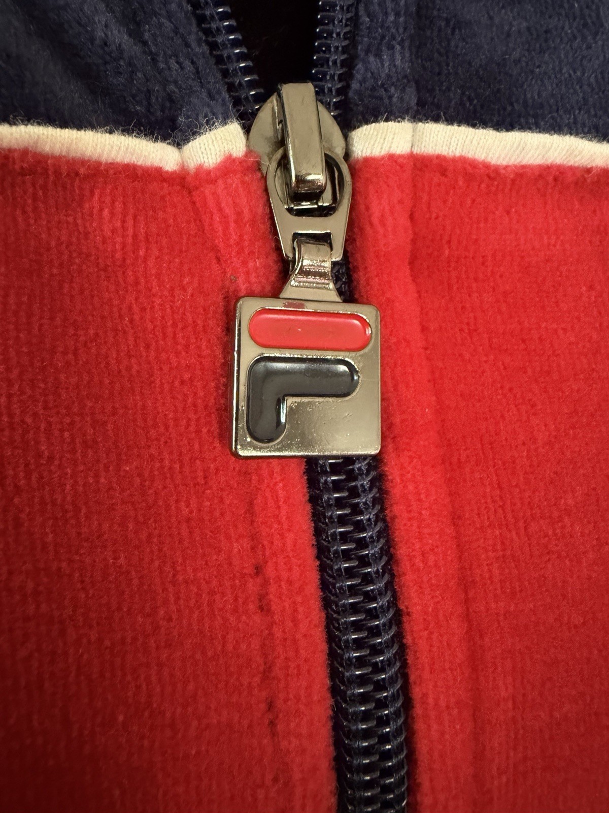 Fila Women Velvet Nancy And Red Bomber Jacket image 4