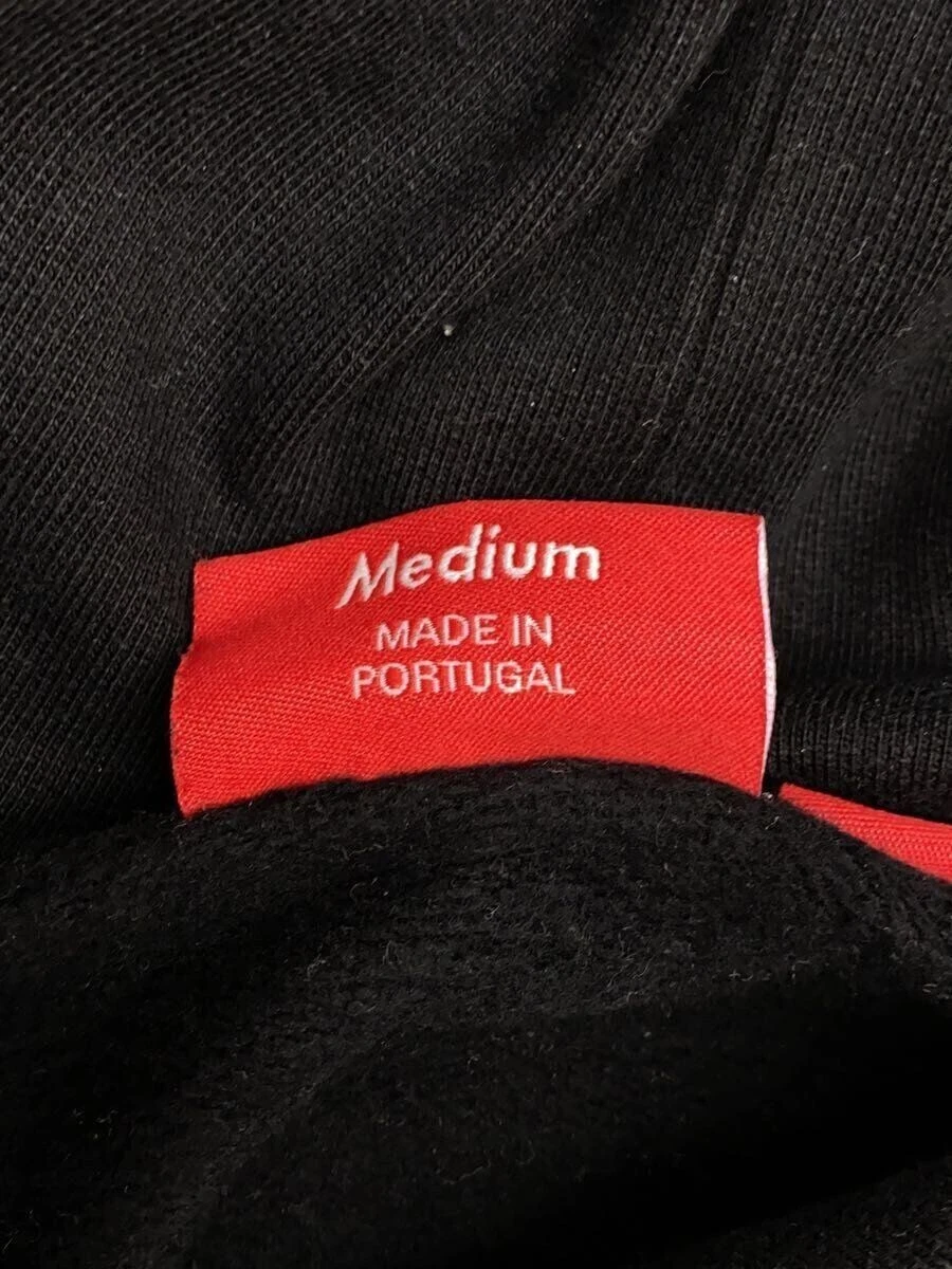 Supreme Felpa con Cappuccio 18AW Love or Hate Felpa con Cappuccio M Cotone Nero Usata