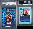 2024 Donruss Jayden Daniels Rated Rookies Retro PSA 9 Mint Commanders RC No. 11