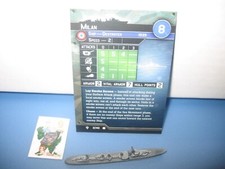  Axis Allies War at Sea FLANK SPEED Milan 2/40 with card 