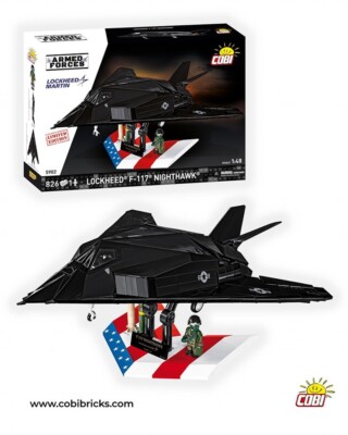 Lockheed F-117 Nighthawk Stealth 1:48 COBI 5902 Limited Edition +