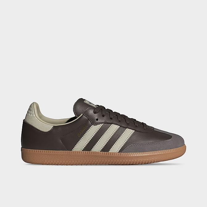 Men's adidas Originals Samba OG ID1481 Shoes Brown/Putty Grey/Gold