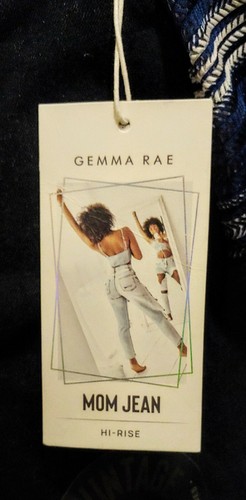 Gemma Rae Juniors Size 13/31 High Rise Stretch Denim "Mom Jeans" NWT - Picture 10 of 11