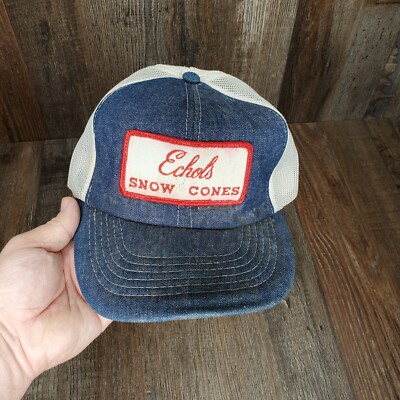 VTG Echols Snow Cone Hat Used Shape Some Issues Check Out the Photos