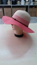 Pink Elegant Ceremony Hat One Size Straw Hat Cocktail Women Sea