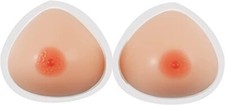 D Cup Full Body Silicone Breast Forms Self-Adhesive Transgender Fake Boobs