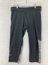 Under Armour Yoga pants Womens Black Large Compression Crop