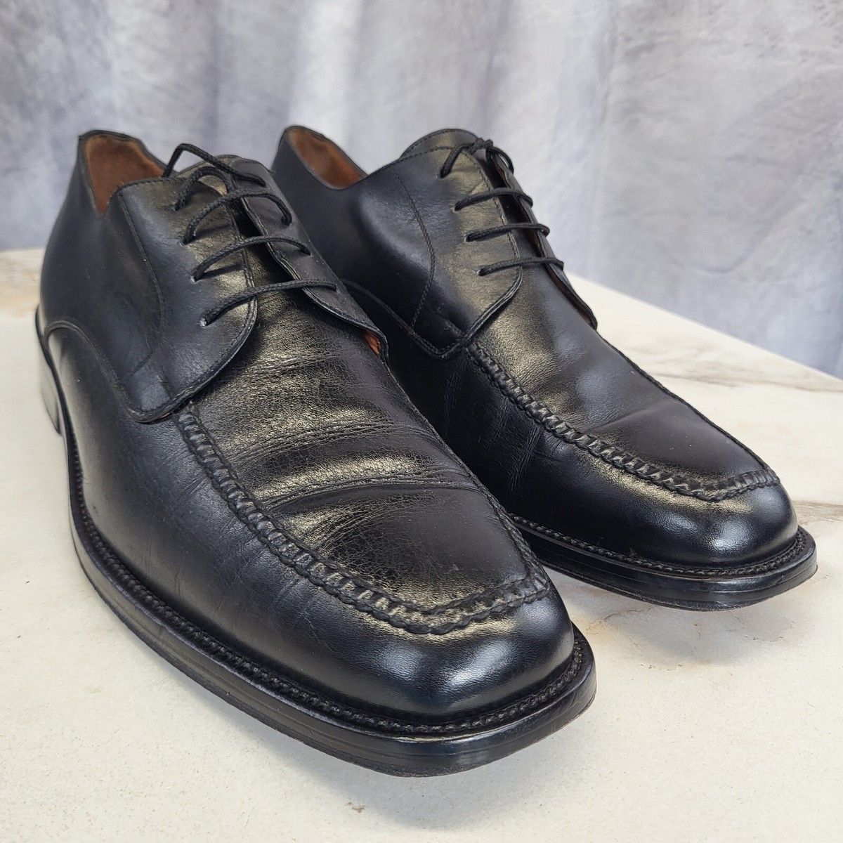COLE HAAN CITY Apron Toe Derby Dress Shoes Men display picture 1