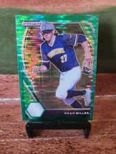 2021 Noah Miller Prizm Draft Picks Baseball Green Pulsar Prizm #PDP36