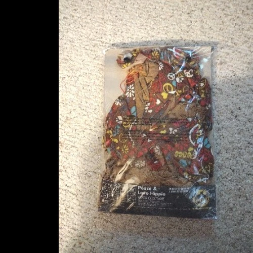 Spirit Girls L (12-14) Peace & Love Hippie Costume - Image 3 of 4