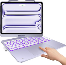 Touch Case with Keyboard for Ipad Pro 13-Inch M4, 2024 , Ipad Air 13-Inch M2,