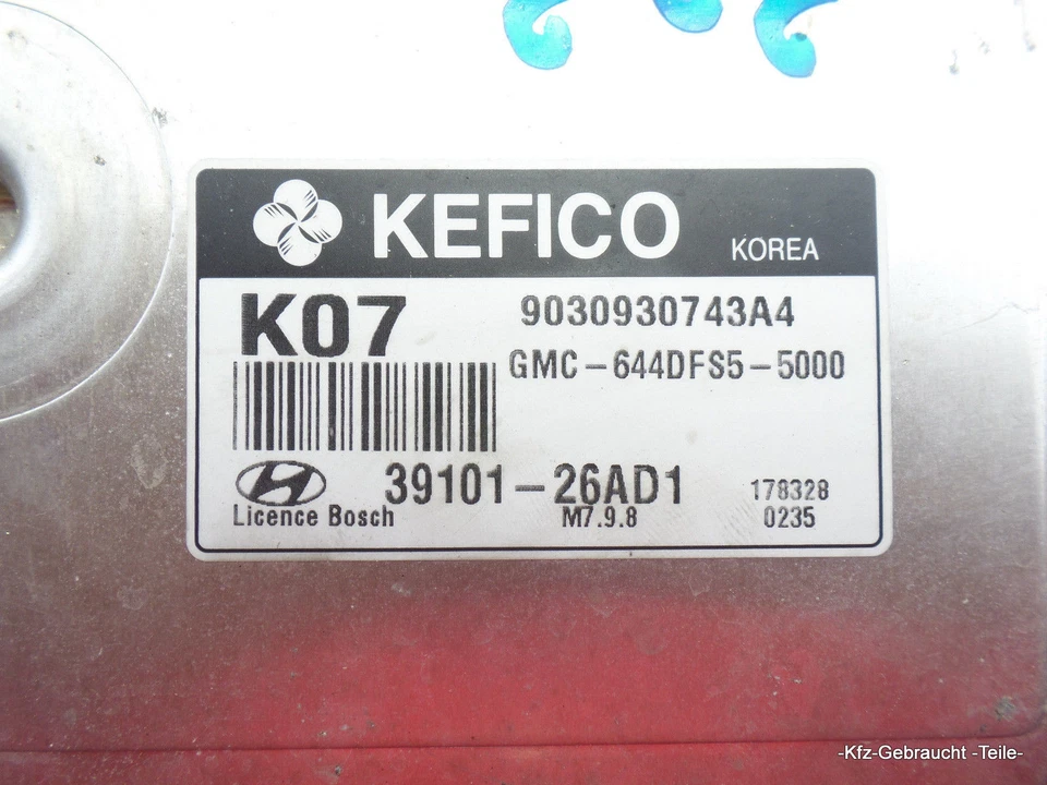 Centralina motore Hyundai Accent III MC 1.4 39101-26AD1 - Immagine 2 di 2