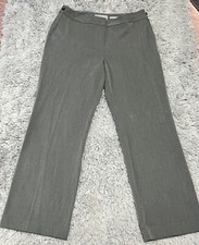 Liz Claiborne Pants Womens 12P Gray Audra Classic Fit Straight Leg Career