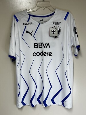 Monterrey Away Jersey Puma 2021/2022 White Authentic Player-Fit