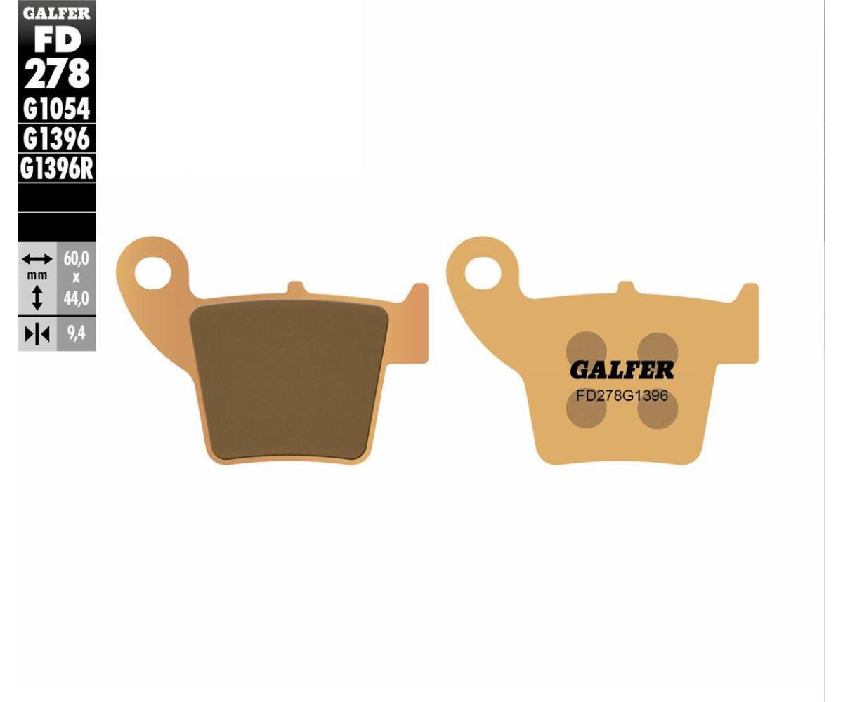 Galfer Rear Brake Pads HONDA CRF 450 R 2019 > 2023 FD278