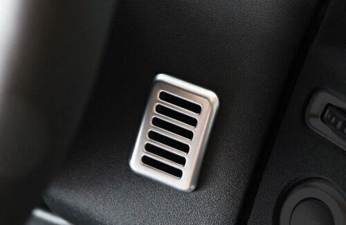 Cubierta de bocina de micrófono de tablero plateada lado del conductor para Land Rover Discovery 2004-16 Foto 3 de 4