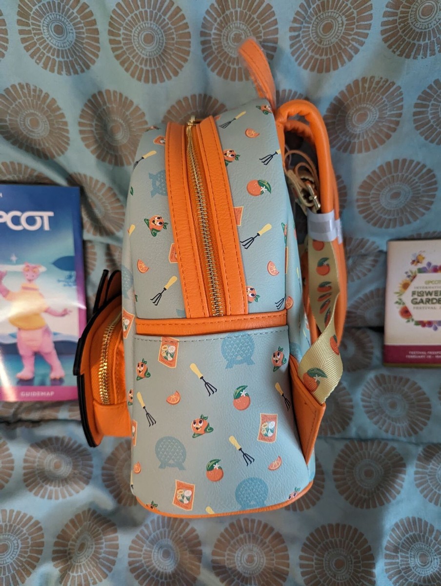 Disney Parks Orange Bird Loungefly Mini Backpack EPCOT  display picture 1