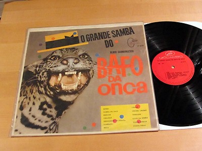 O GRANDE SAMBA DO BAFO DA ONCA Mocambo Brazizian Pressing VG++ WILD COVER ART!!!