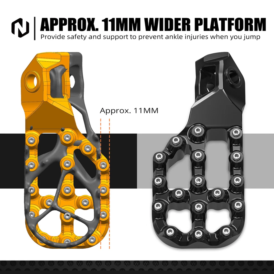 Подножки со смещением NICECNC для KTM 150 250-500 XCW EXC F XCF-W XW-F 2024 - Изображение 3 из 4
