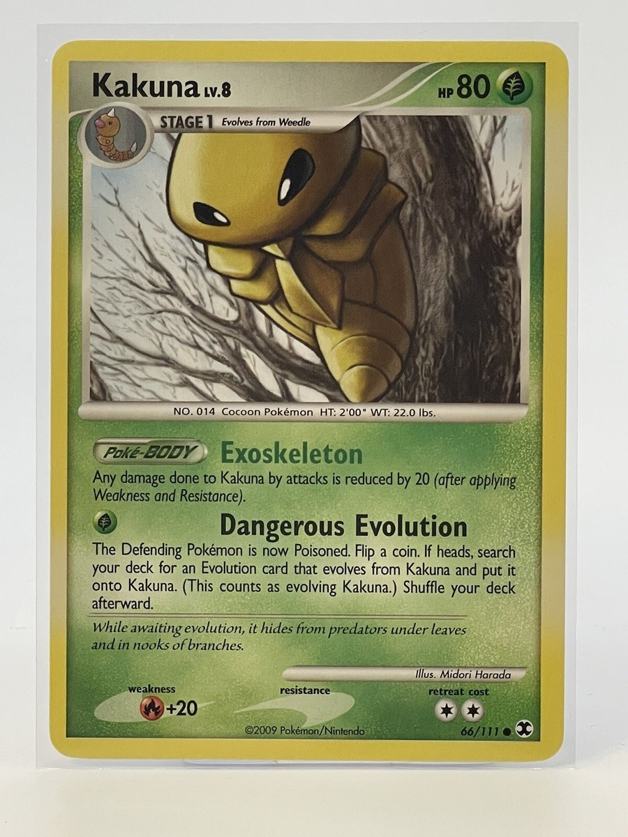 Pokémon TCG 2009 Rising Rivals Kakuna LV.8 66/111 Stage 1 Common