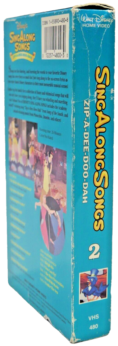Disney Sing Along Songs Song of the South Zip-A-Dee-Doo-Dah Volume