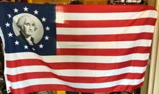 UNITED STATES PRESIDENT GEORGE WASHINGTON CAMPAIGN FLAG 3X5 AMERICAN BETSY ROSS