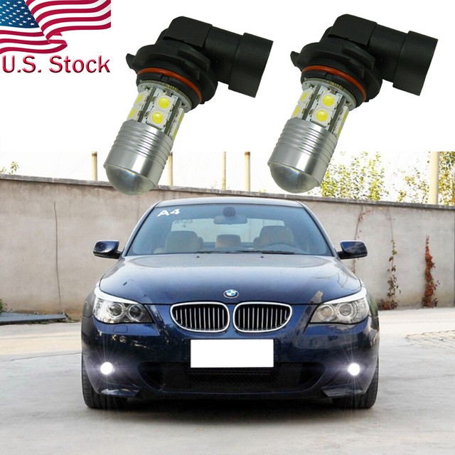 2x 9006 HB4 6000K LED Fog Light Bulbs For BMW E90 E91 E60 E61 3Series