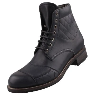 Sendra Boots Herren Stiefel Stiefelette 15996-Evolution Negro Schwarz Leder