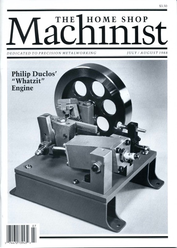 Home Shop Machinist Magazine Vol. 7 No.4 July/August 1988