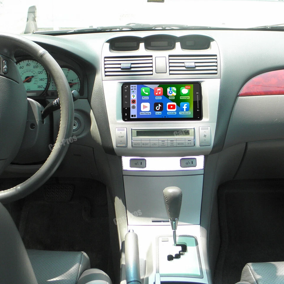 Radio estéreo para automóvil Toyota Solara 2004-2008 Android 13 Carplay GPS navegación WIFI BT Foto 2 de 4