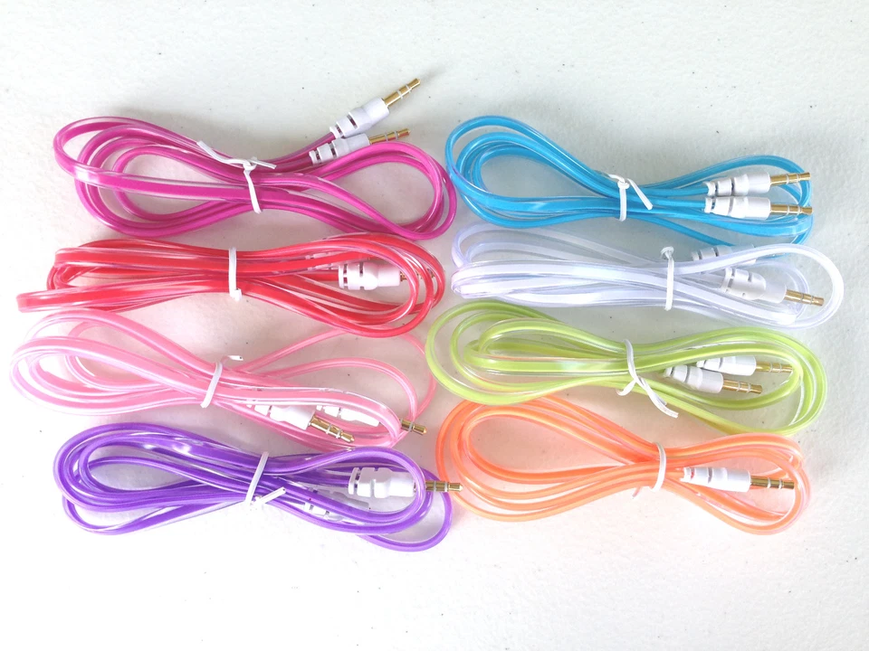 Cable auxiliar de audio 3,5 mm jack macho estéreo PARA APPLE IPHONE 6 5 4S IPOD 7 Foto 4 de 4