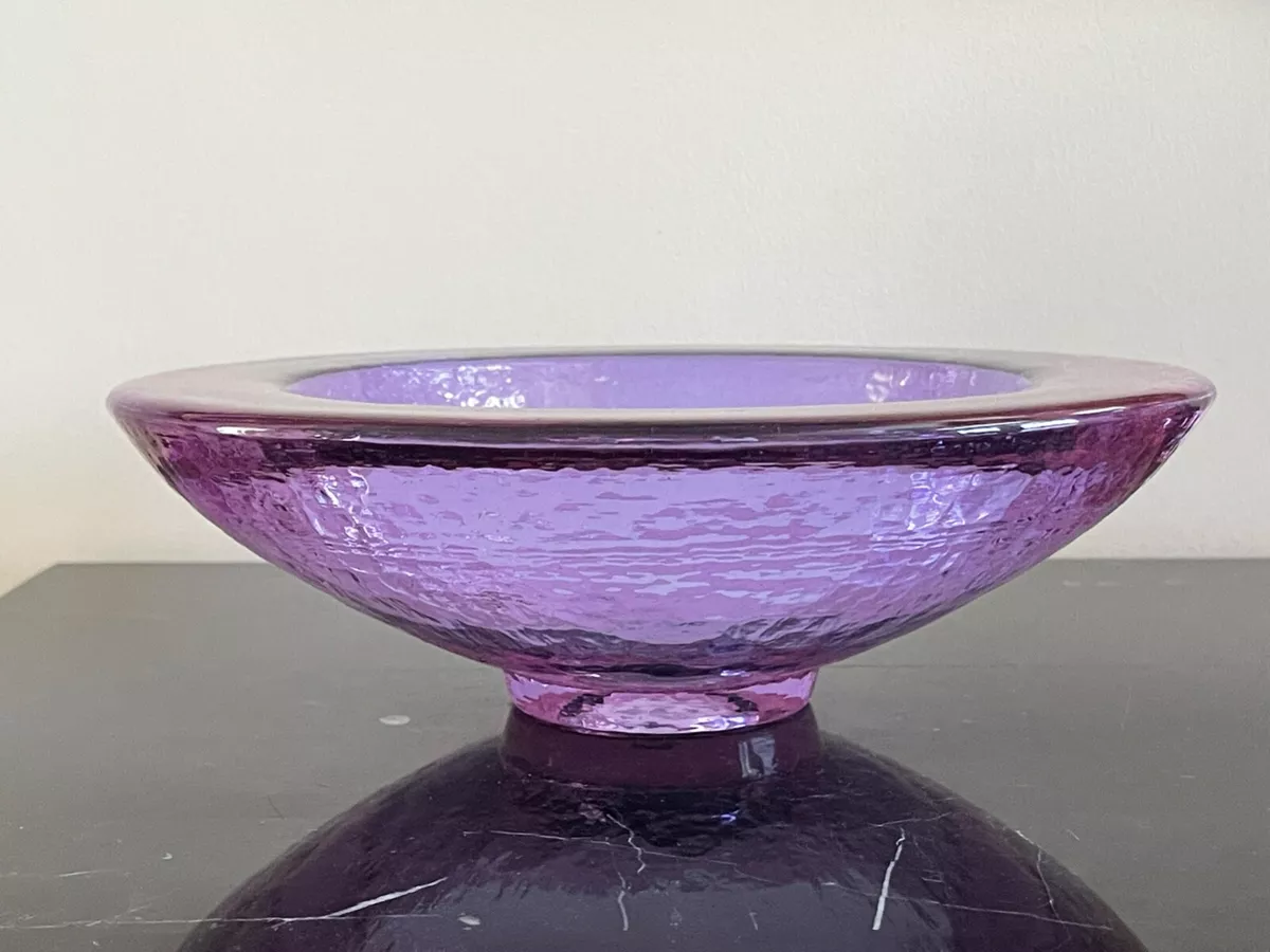Fire and Light Recycled Art Glass Lavender Neodymium 10 3 4