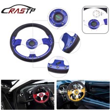 Blue 13inch 320mm Universal Drifting Racing Sport Lightweight Steering Wheel
