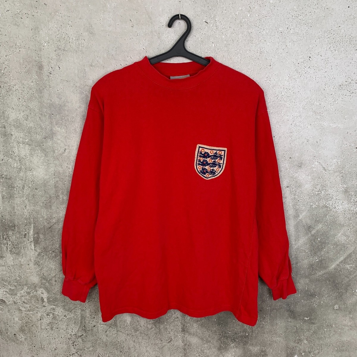 VINTAGE 1970's ENGLAND NATIONAL TEAM AWAY FOOTBALL SHIRT