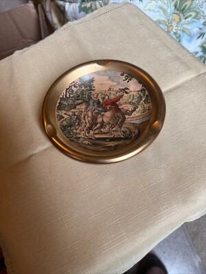 Hand made in Italy Decor Giotto Fiorentine Ashtray #173 Florentine Style ofd