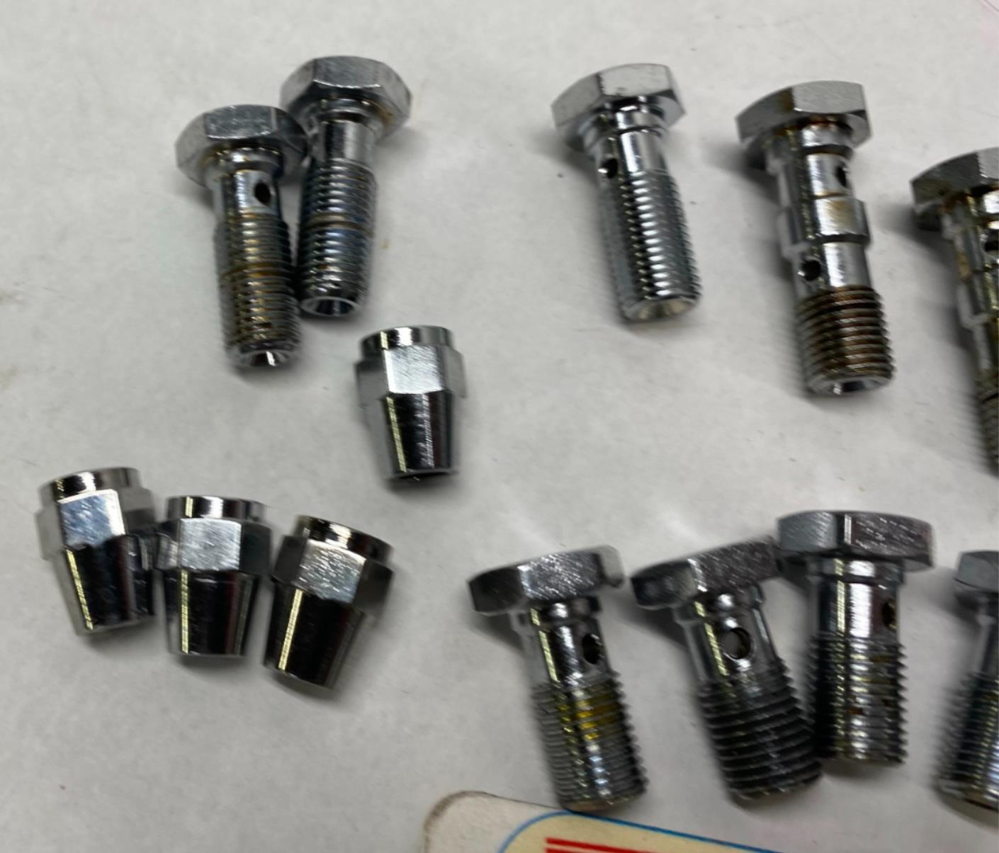 Huge Lot of Goodridge Brake line Fittings Hardware Banjo Bolts All