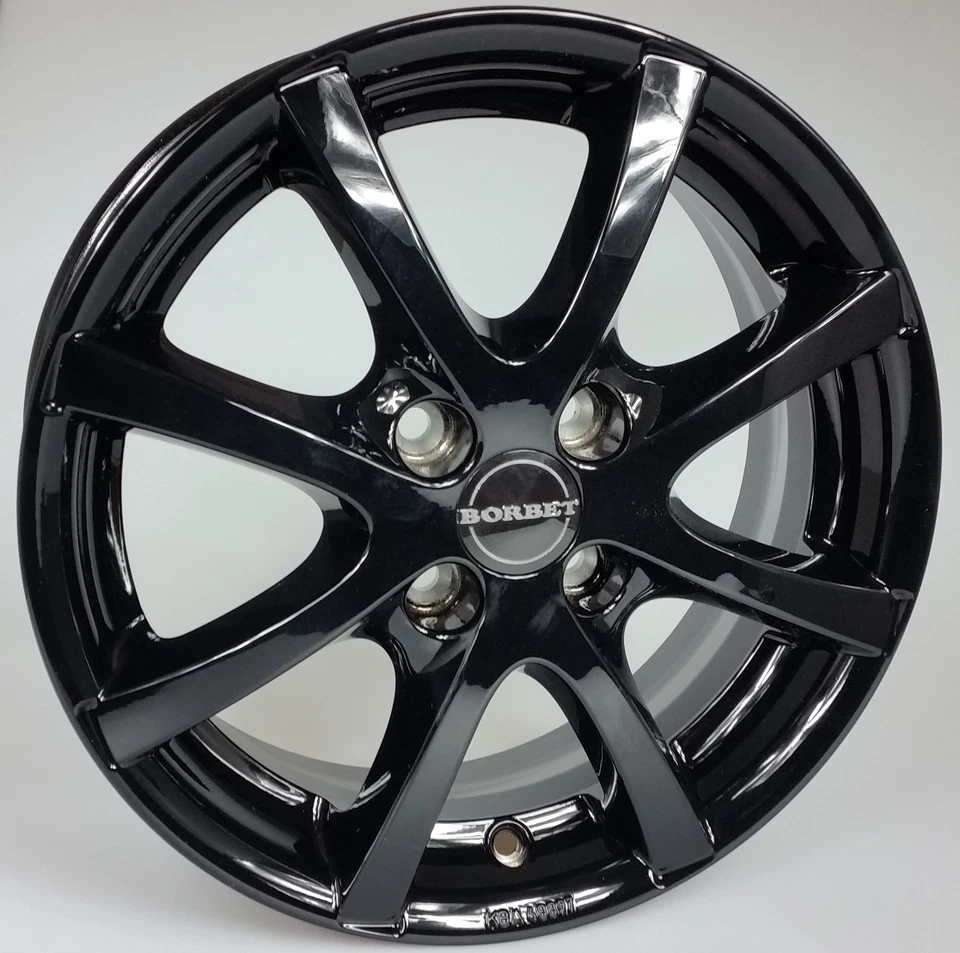 Winterräder smart 453 fortwo forfour Alufelgen Borbet schwarz Hankook Fabrikneu - Bild 2 von 4