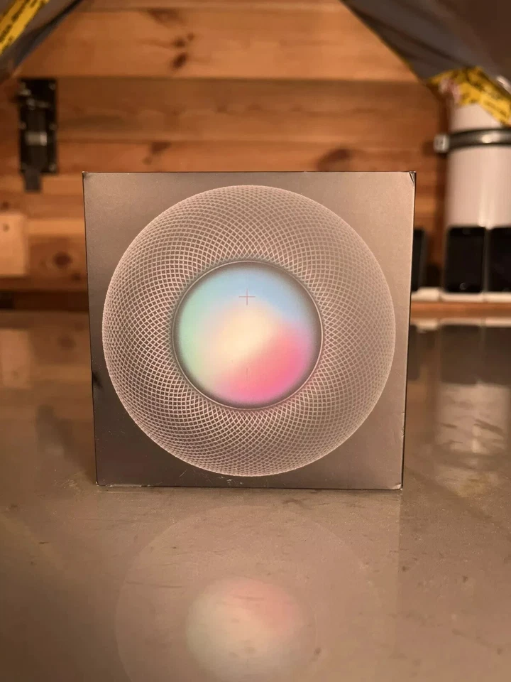 Nur Originalverpackung Karton Apple HomePod mini Space Grau - Bild 4 von 4