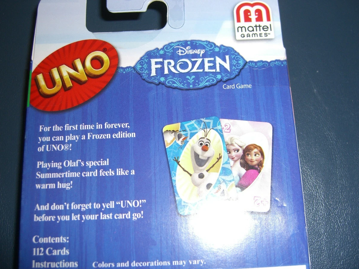 Thẻ Uno Olaf Frozen Sự Hấp Dẫn Đóng Băng Uno Olaf