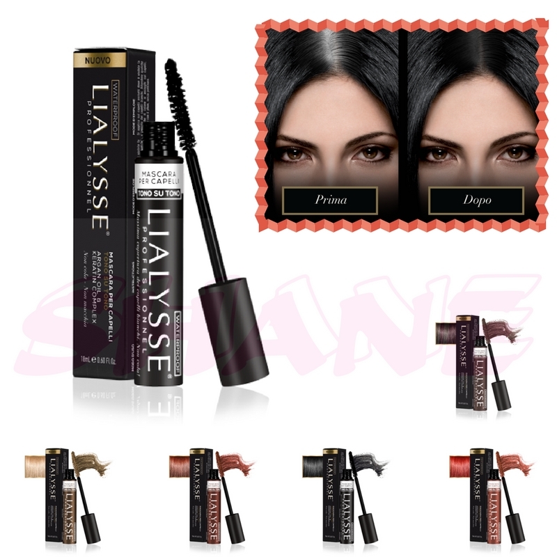 LIALYSSE MASCARA PER CAPELLI RITOCCO COLORE RADICE RICRESCITA WATERPROOF 18 ML