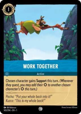 Work Together - 165/204 - Common Light Play Magic the Gathering MTG The First Ch