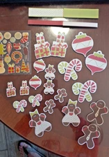 Creative Memories Embellishments Scrapbook Kit - Stickers/Ribbons/Shapes