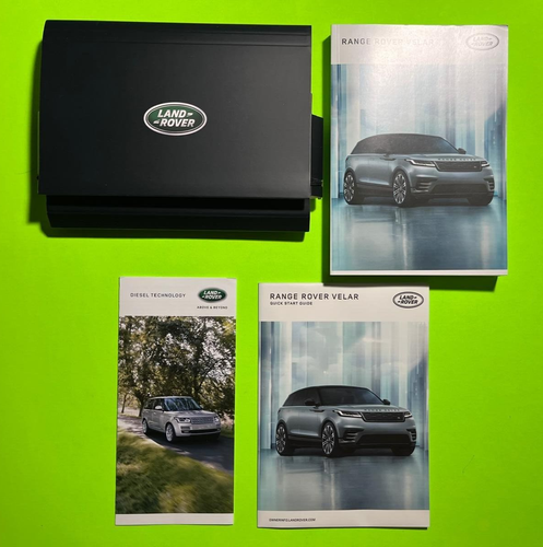 2025 Land Rover RANGE ROVER VELAR Owners Manual Handbook Set & Case ...
