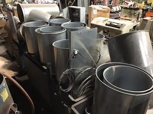 US Duct 22”  X  60” Clamp Together Duct Dust Collection Pipe