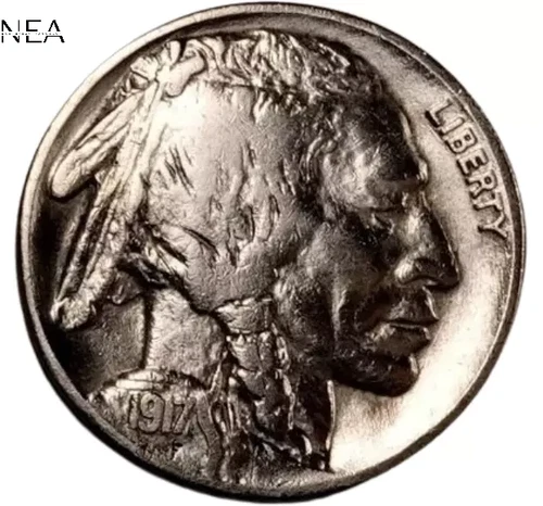 1917 Buffalo Nickel ~ Choice XF/AU ~~ Better Date!
