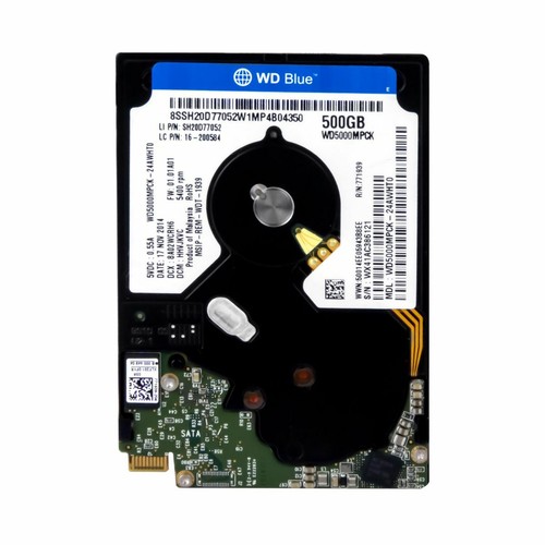 Hard Drive WD BLUE UltraSlim WD5000MPCK 500GB 5.4K 16MB mSATA 2.5'' - Picture 4 of 4